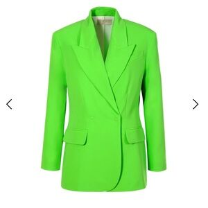 Wolf and Badger RAMONA GREEN FLASH BLAZER (XS)